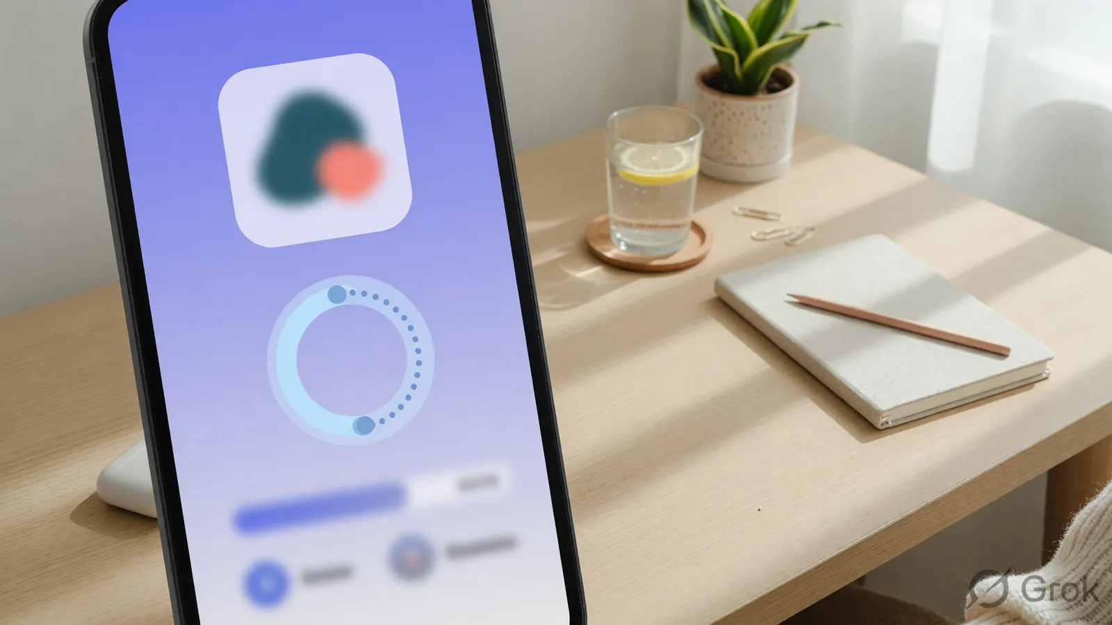 iOS install context Editorial photograph of a khelo bet24 app install screen on a wooden surface, illustrating the iOS install context